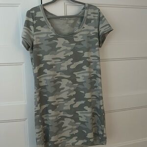 Camo cotton dress